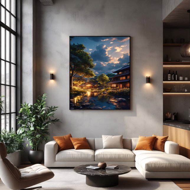 Serenity at Twilight Canvas Print (Creator Uploaded)