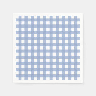 Serenity Blue Gingham Napkin