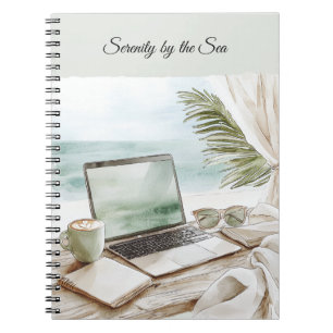 Serenity by the Sea Ocean View Notebook