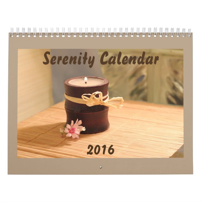 Serenity Calendar 2016 (Cover)