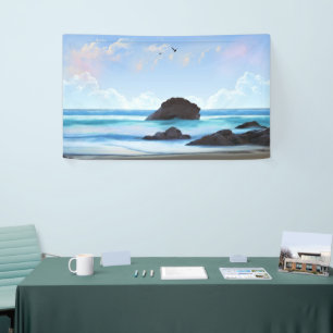 Serenity, clouds, quiet beauty banner