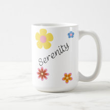 Serenity Coffee Mug 15 oz Sober Life