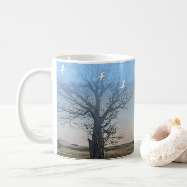 Serenity, Courage and Wisdom Coffee Mug (With Donut)
