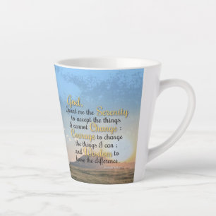 Serenity, Courage and Wisdom Latte Mug