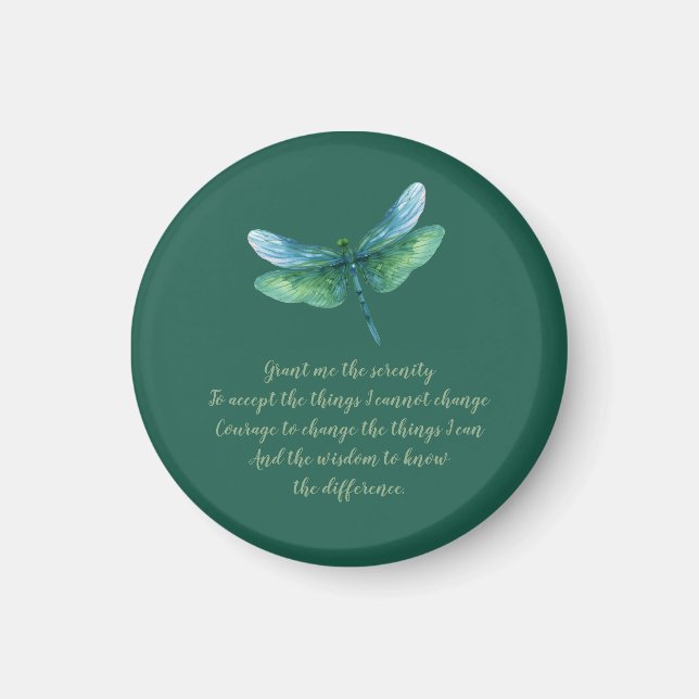 Serenity Dragonfly Magnet (Front)