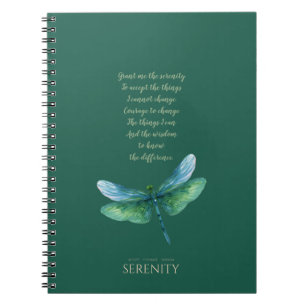 Serenity Dragonfly Notebook
