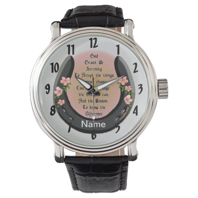 Serenity Grey Horseshoe Watch (Front)