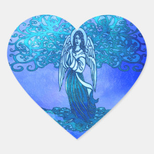 Serenity Heart Sticker