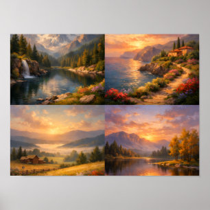 Serenity in Nature – Landscape Wall Art Collection