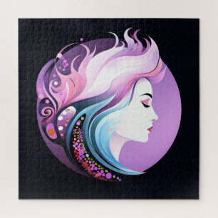 "Serenity in Style" Women's Beauty     Jigsaw Puzzle