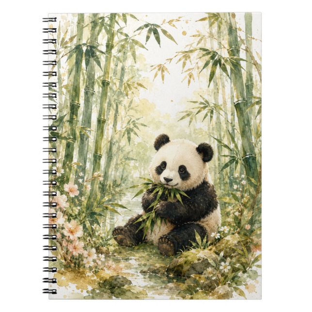 Serenity in the Bamboo Forest Notebook (Front)