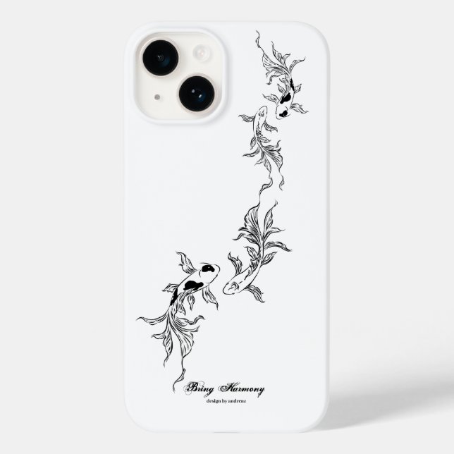 Serenity Koi Art Case-Mate iPhone Case (Back)