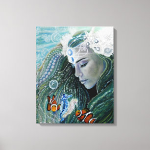 Serenity Mermaid Canvas Print