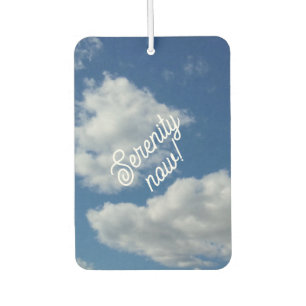 Serenity now! car air freshener
