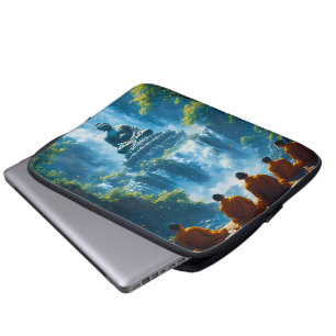 Serenity of the Five Monks Laptop Sleeve