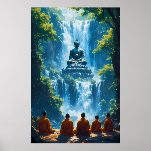 Serenity of the Five Monks Poster (Front)