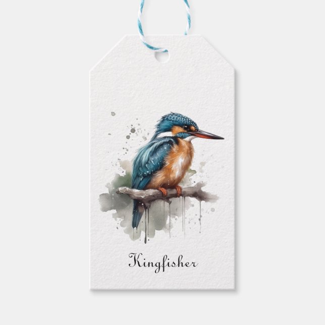 Serenity of the Kingfisher Gift Tags (Front)