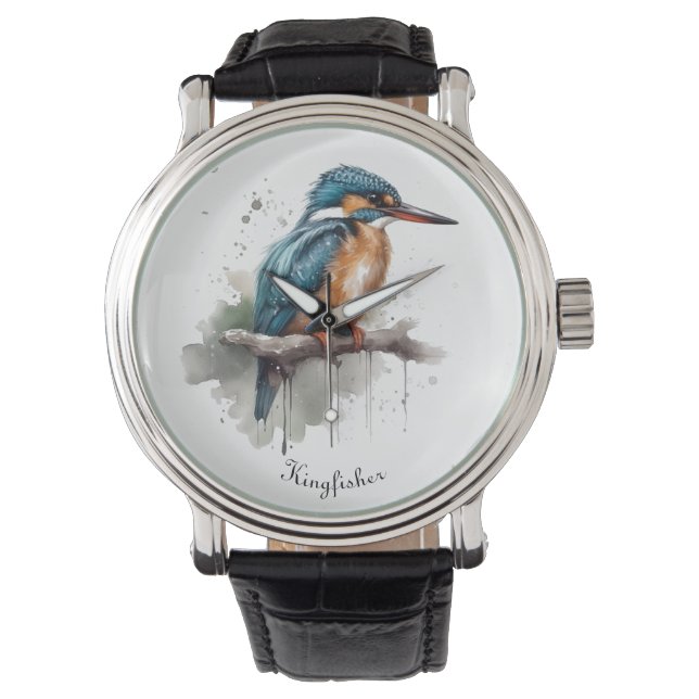 Serenity of the Kingfisher  Watch (Front)