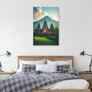 Serenity of the Sacred Temple Canvas Print