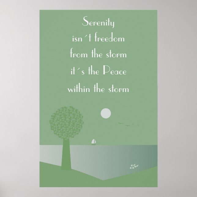 Serenity - peace within the storm poster (Front)