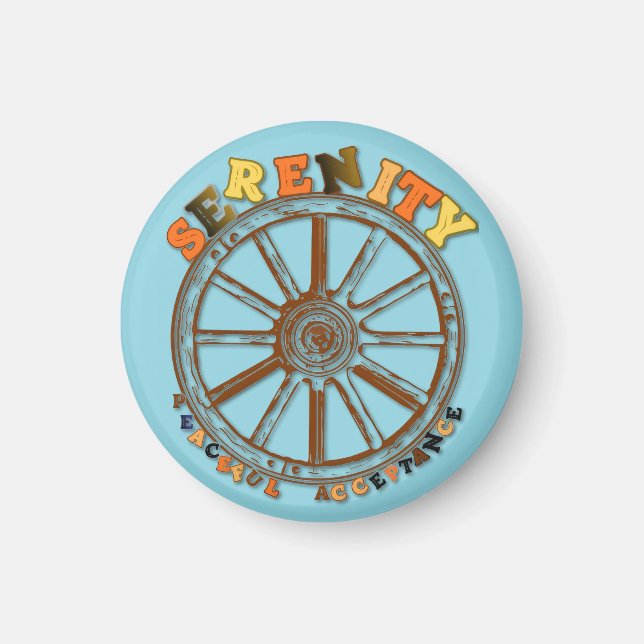 Serenity - Peaceful Acceptance Magnet (Front)