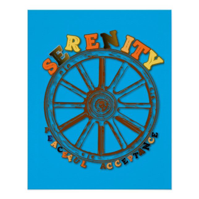 Serenity - Peaceful Acceptance Poster (Front)
