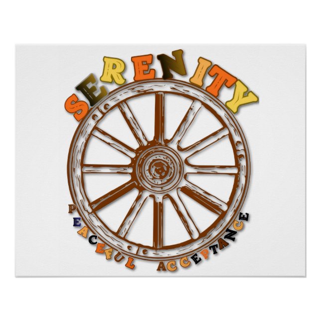 Serenity - Peaceful Acceptance Poster (Front)