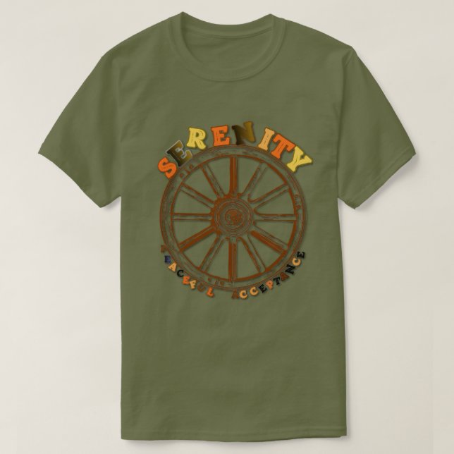 Serenity - Peaceful Acceptance T-Shirt (Design Front)
