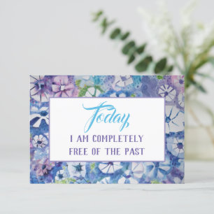 Serenity Prayer Affirmation Meditation Card