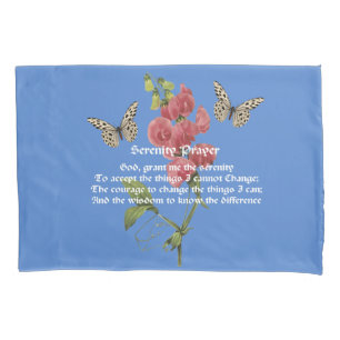 Serenity Prayer And Butterfly      Pillowcase