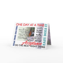 serenity prayer and inspirations card