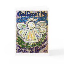 Serenity Prayer Angel Art Greeting or Note Cards