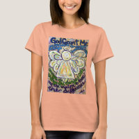 Serenity Prayer Angel T-shirt (Front)