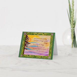 Serenity Prayer Card