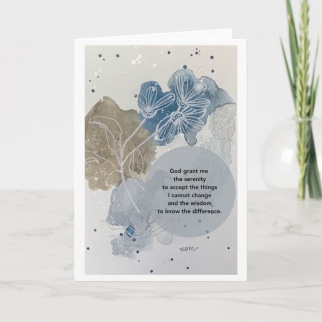 Serenity Prayer Card (Front)