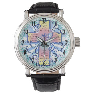 Serenity Prayer cross watch
