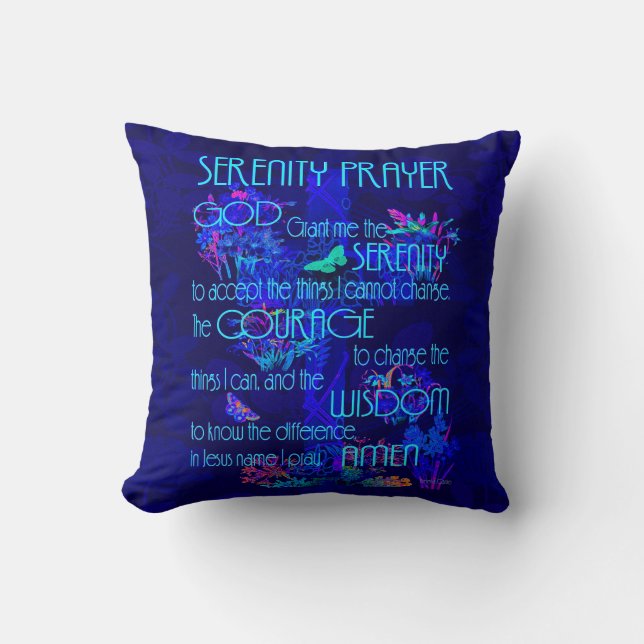Serenity Prayer Cushion (Front)