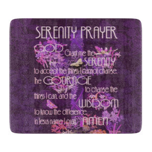 Serenity Prayer Cutting Board