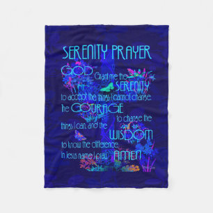 Serenity Prayer Fleece Blanket