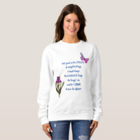 Serenity Prayer Flower Butterfly Inspirational 