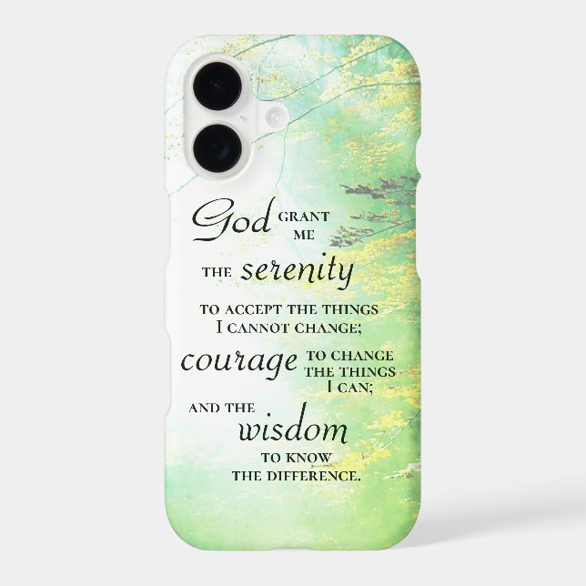Serenity Prayer, Forest (Back)