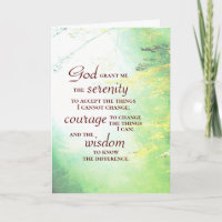 Serenity Prayer, Forest