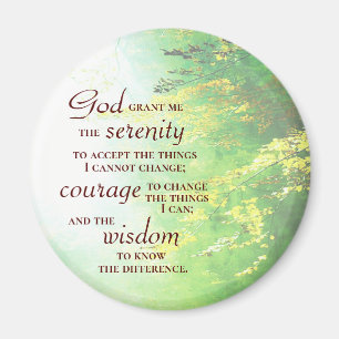 Serenity Prayer, Forest Magnet