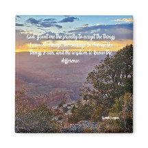 Serenity prayer grand canyon image