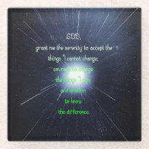 Serenity Prayer Inspiring Vintage Christian Art