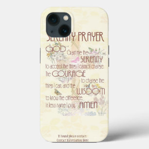 Serenity Prayer iPhone 13 Case