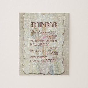 Serenity prayer jigsaw puzzle