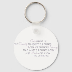 Serenity Prayer Key Ring