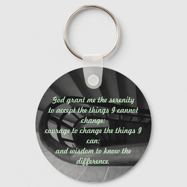 Serenity Prayer Key Ring (Front)