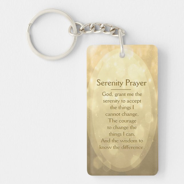 Serenity Prayer Key Ring (Front)